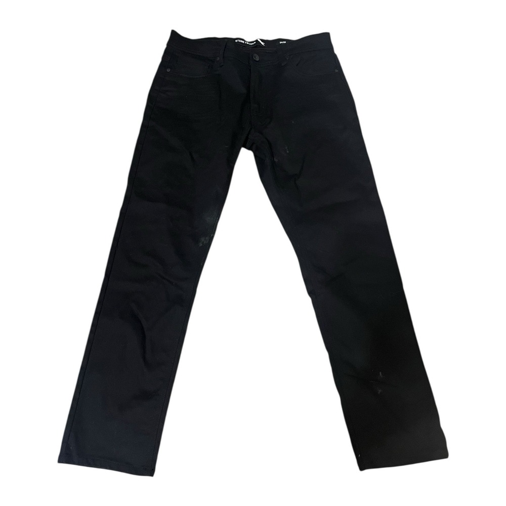 Stone Falcon Slim Fit Men's  Black Jeans‎ Size 34/30